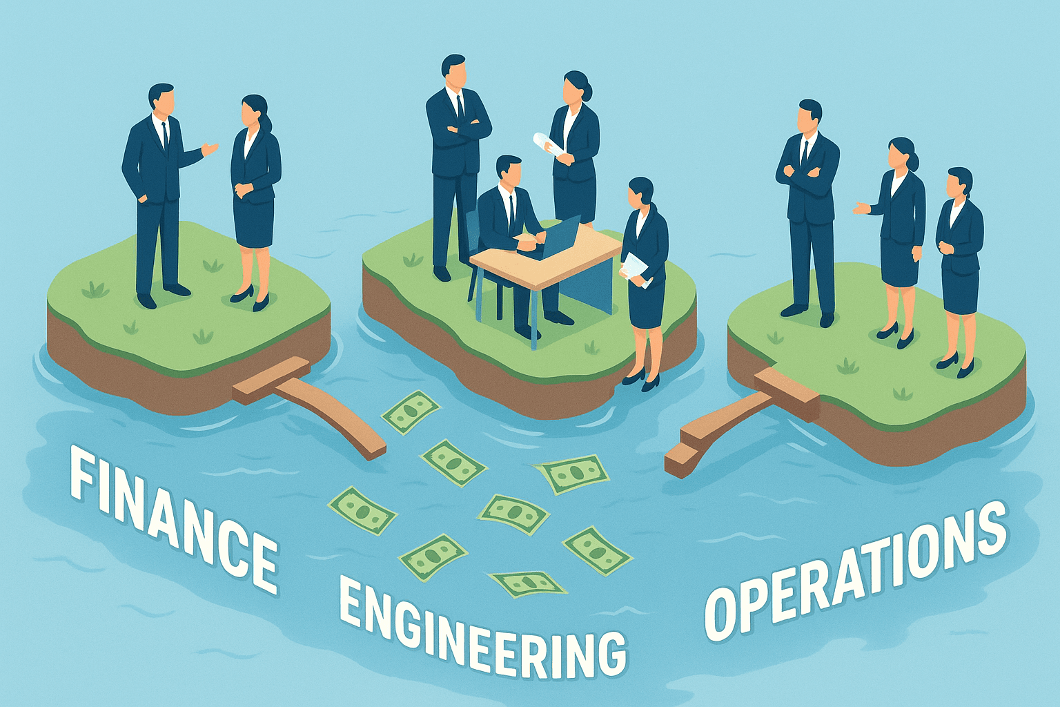 Departments as isolated islands